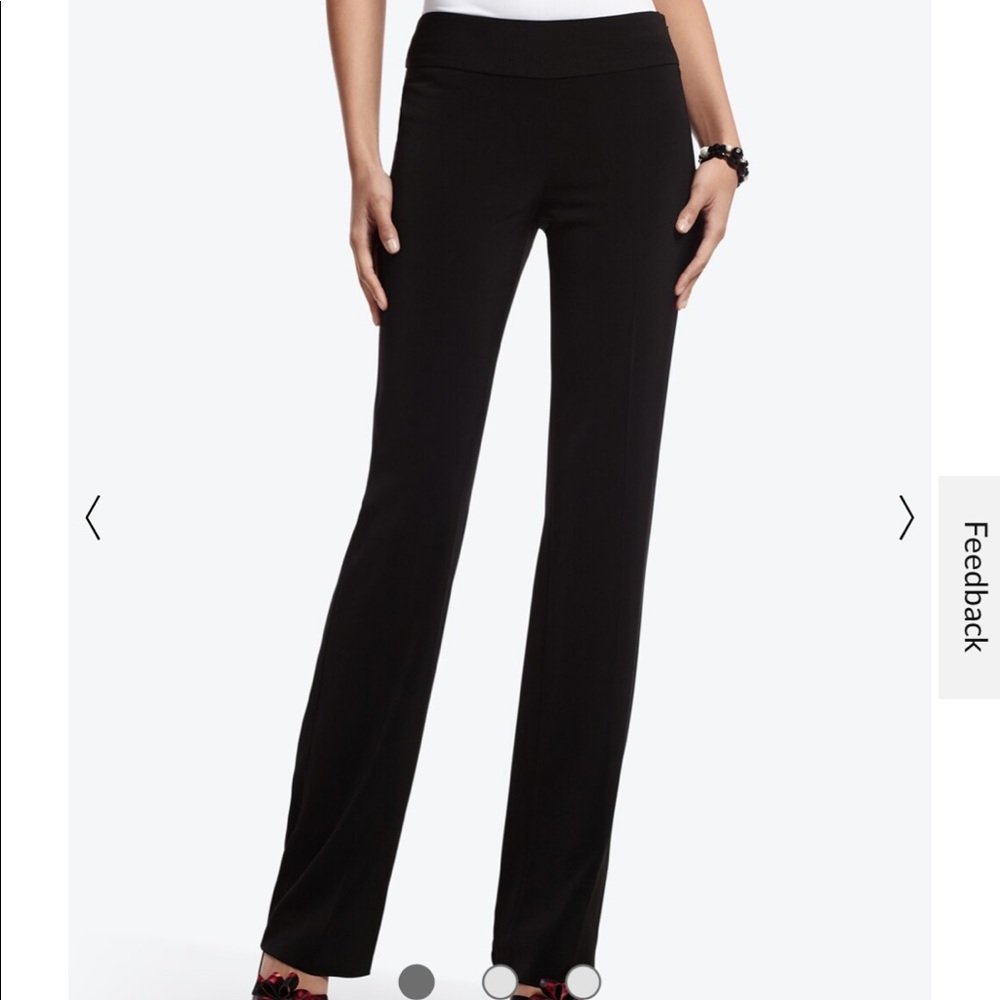 White House Black Market Legacy Modern Bootcut Black Pants 00R